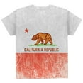 thumbnail image 2 of California Vintage Distressed State Flag All Over Youth T Shirt Multi YXL, 2 of 2