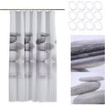 thumbnail image 4 of Rideaux de Douche, Rideau de Douche Tissu, Rideau de Douche Anti-moisissure, Rideau de Douche Imperméable, Polyester, Lavable en Machine(180CMx180CM), 4 of 5