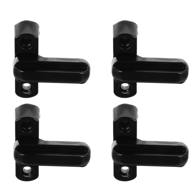KAKOWELY Window Lock 4pcs T Shaped Zinc Alloy Window Lock Extra Security Window Lock Jammer Locks3.15"X1.57"X0.91"