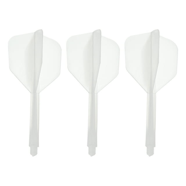 Unique Bargains Vol de Fléchettes Intégrés, Ensemble de 3 Vol de Fléchettes Durables, Transparent