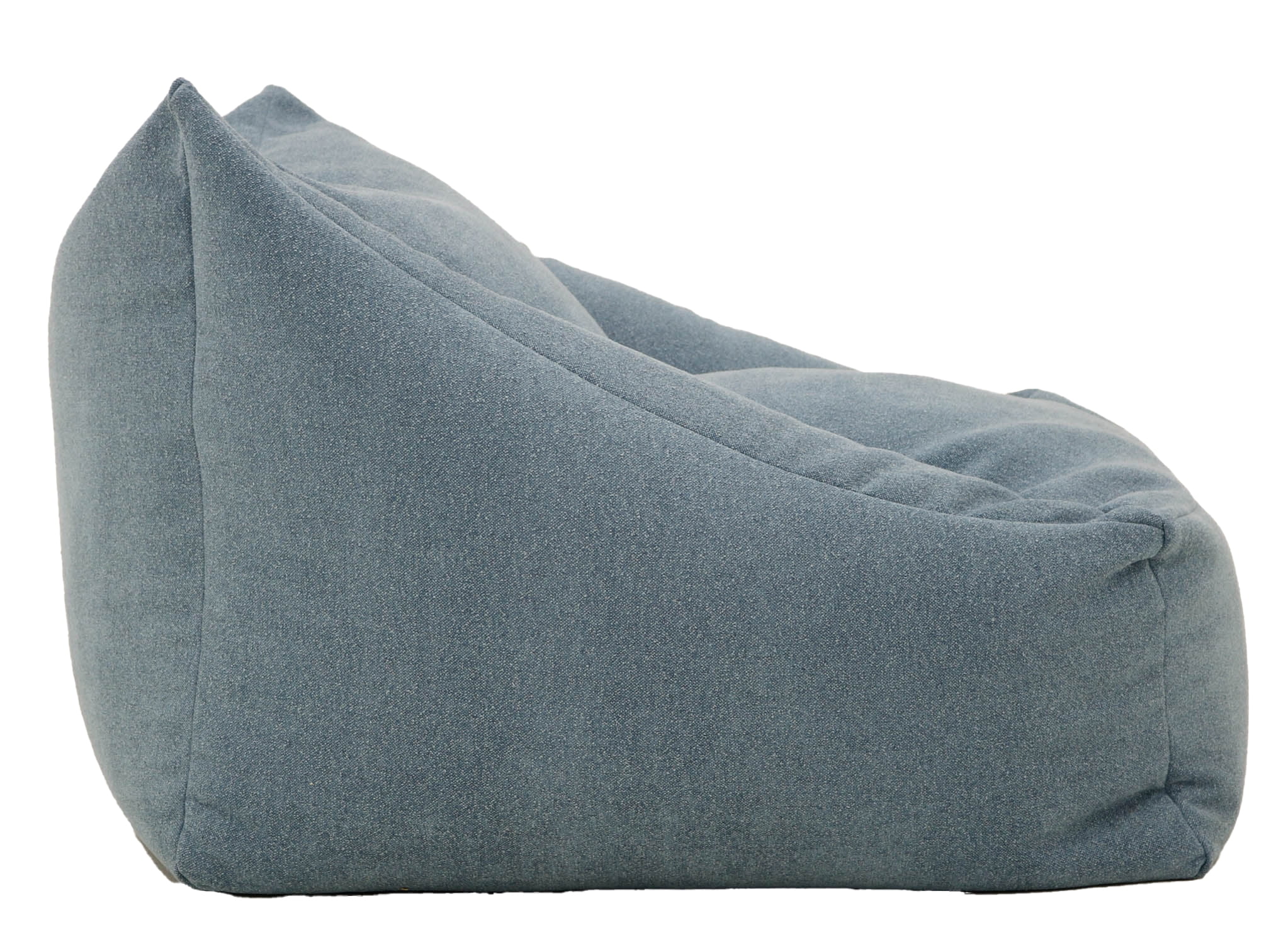 Overman USA Cooper Soft Filled Dorm Bean Bag Chair - Chloe Sky