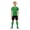 outfits 25#Green, variant on WAYUTE Kids Boys Short Sleeve V Neck Breathable T Shirt and Shorts Stretchy Soccer Shirt for Youth Sports Athletic Casual Clothes Sets