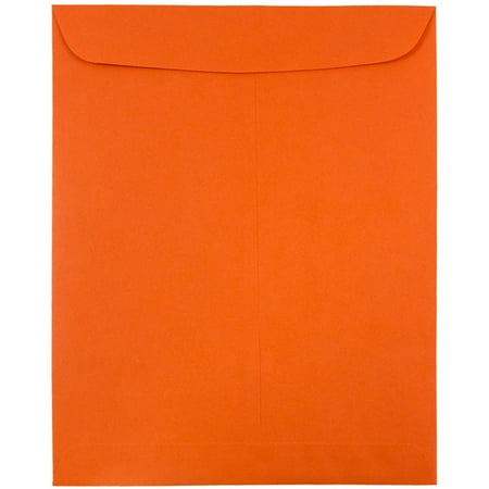 UPC: 0609722708388 | JAM 9 x 12 Open End Envelopes  Orange  100/Pack