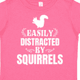 thumbnail image 4 of Inktastic Easily Distracted by Squirrels Boys or Girls Toddler T-Shirt, 4 of 5