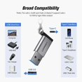 thumbnail image 4 of Adaptador USB tipo C shaofei USB 3.0 macho a USB 3.1 tipo C hembra para PC Laptop Samsung Huawei Adaptador USB para auriculares, 4 of 5