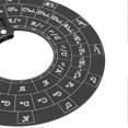 thumbnail image 4 of Circle of Fifths Wheel Music Theory Disc Accessories Melody Tool Metal for Guitar Bass Piano Instruments Learning Black, 4 of 4