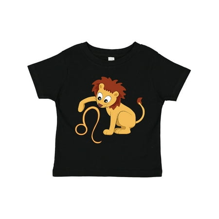 

Inktastic Cute Leo the Lion Zodiac Sign Gift Toddler Boy or Toddler Girl T-Shirt