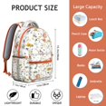 thumbnail image 6 of "Elegant Flowers Design Backpack with Sunflower Patterns - Roomy Bookbag for Women & Teens, Multiple Compartments, Durable Construction for School & Travel", 6 of 6