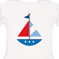 thumbnail image 4 of Inktastic Personalized Sailboat Boys or Girls Long Sleeve Baby Bodysuit, 4 of 5