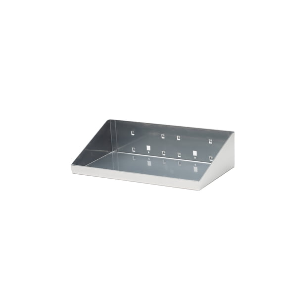 Triton Products® LocHook 12"W x 6"D Epoxy Powder Coated Steel Shelf for LocBoard