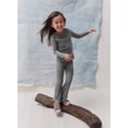 thumbnail image 2 of easy-peasy Toddler Girl Long Sleeve Rib Ruffle T-Shirt, Sizes 18M-5T, 2 of 4