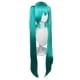 thumbnail image 2 of Vocaloid Hatsune Miku Wig Beginner Future Cosplay Wig With 2 Ponytail Long Straight Wigs, 2 of 4