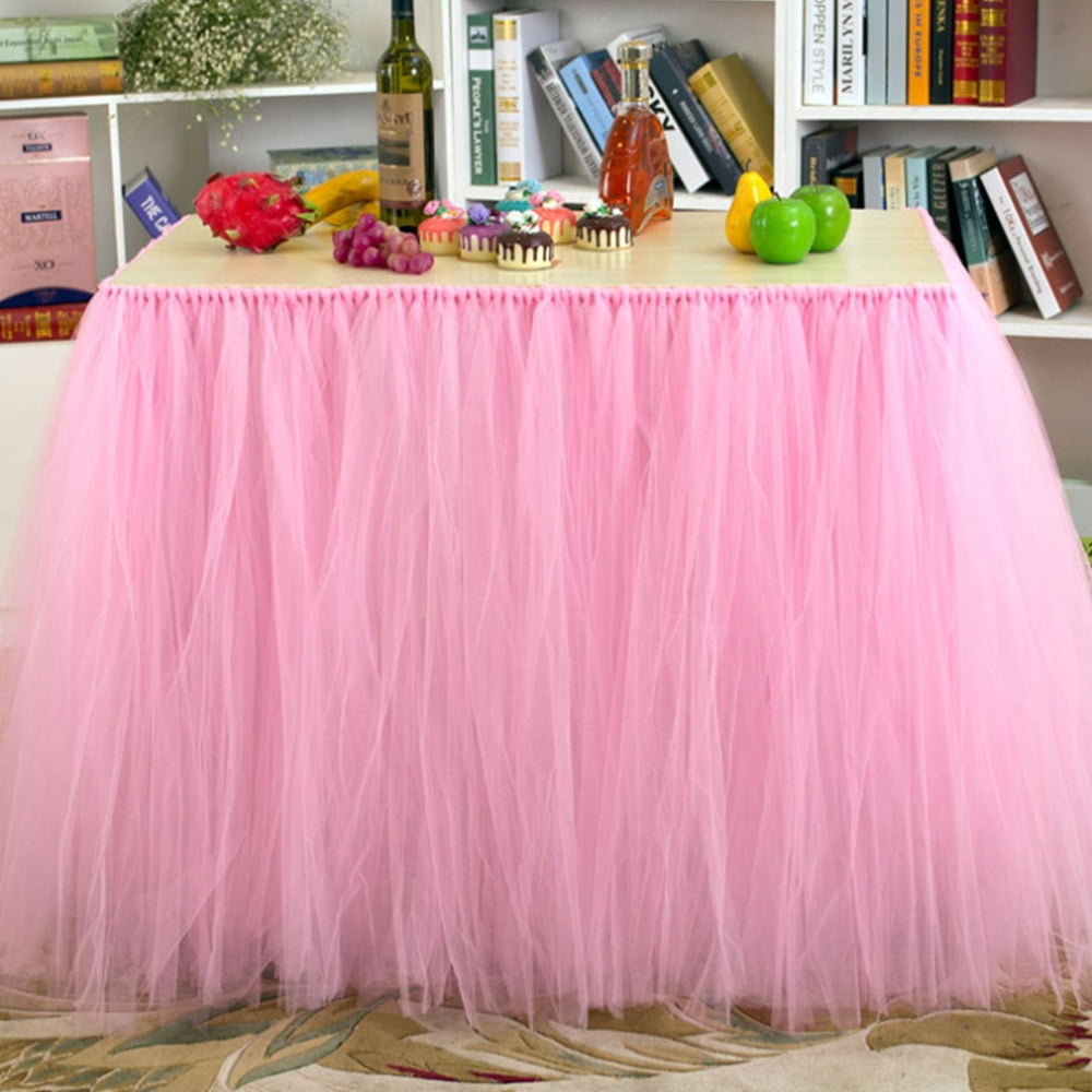 Tulle Table Skirt 3FT Baby Shower Birthday Wedding Party Home