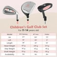 thumbnail image 3 of Ultimate 30 Inch Junior Mallet Putter for Kids with Stainless Steel Shaft and Headcover Pink, 3 of 10