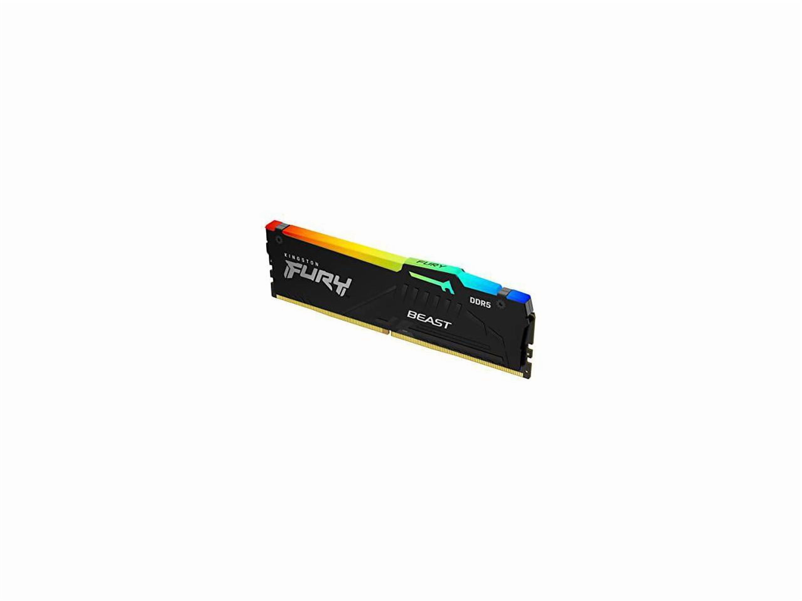 Kingston FURY Beast RGB 32GB DDR5 5600 (PC5 44800) Desktop Memory