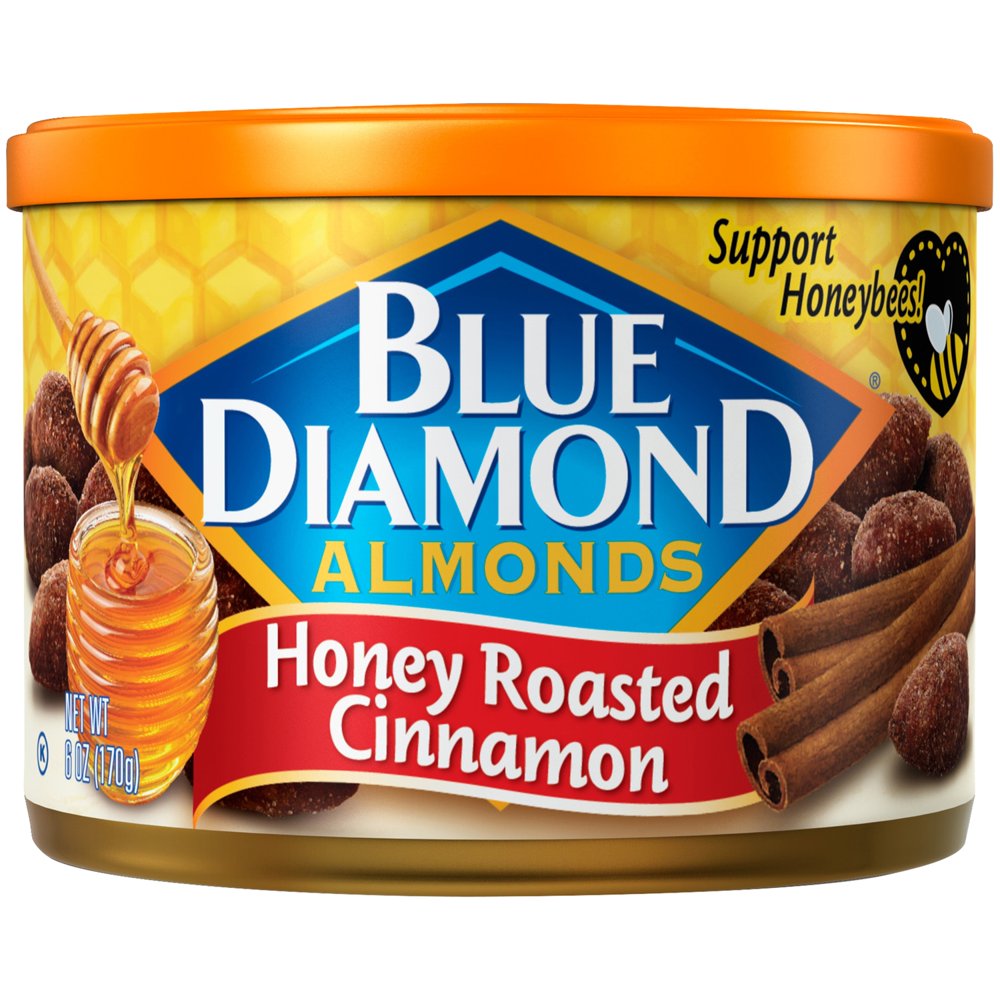 Blue Diamond Honey Roasted Cinnamon Almonds, 6 Oz.