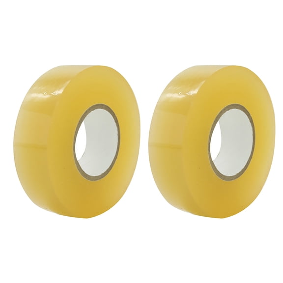 Trjgtas 2Pack Hockey Tape Multipurpose Clear Shin Pad Sock Tape Roll Sports Gear 2.4cmx28M