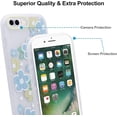 thumbnail image 3 of Case for iPhone 7 Plus/iPhone 8 Plus, Light Yellow Flower Floral Design for Women Girl Full Body Slim Soft Protective Case TPU Cover for iPhone 7 Plus/iPhone 8 Plus (5.5 inch), 3 of 7