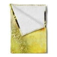 thumbnail image 2 of Yellow Mandala Soft Flannel Fleece Throw Blanket, Dreamy Landscape in Painting Style Tree on Cliff Horizon Oriental Swirls, Cozy Plush for Indoor and Outdoor Use, 50" x 70", Multicolor, by Ambesonne, 2 of 5