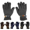 thumbnail image 2 of 4 Pair Value Pack Mens Subzeros Sport Fleece Lined Adjustable Warm Winter Gloves, 2 of 2