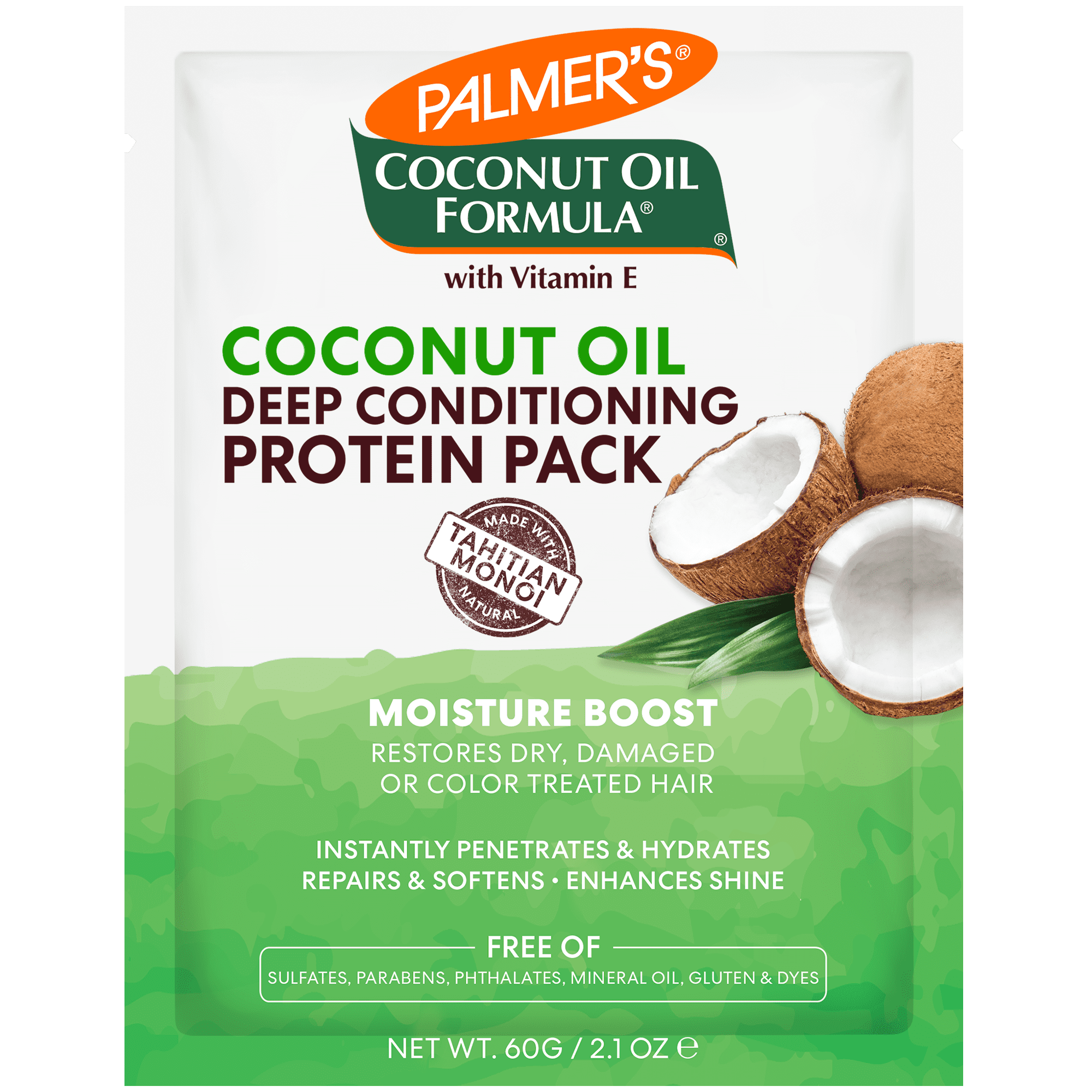 (3 pack) Palmer's Coconut Oil Deep Conditioning Protein Pack, 2.1 Oz
