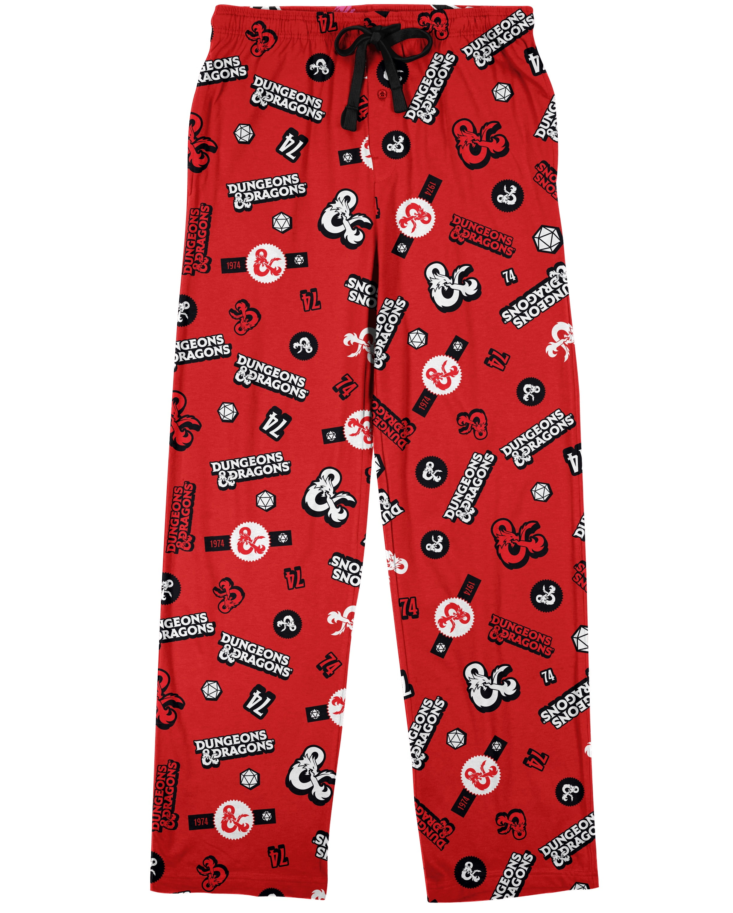 Dungeons Dragons Logo Men s 2 Pack Pajama Set Walmart