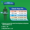 thumbnail image 4 of Pañales para adultos FitRight Ultra Heavy Absorbency S 20-32 pulgadas 80C, 4 of 5