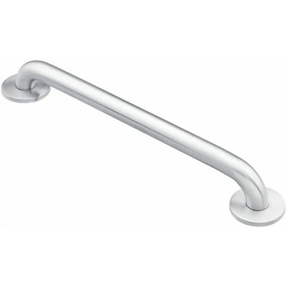 Home Care Bathroom Safety 48 Inch Stainless Steel Handicap Grab Bar for Bathtub and Shower, Elderly Assistance Product with Concealed Screws, Polished Brass, 8748
