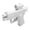 White, variant on Blue Water Spraying Water Play Toys Outdoor Swimming Pool Play Toys Prank Toys Two-Way Water Gun
