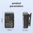 thumbnail image 2 of Micrófono de Solapa Inalámbrico con Reducción de Ruido y Reverberación con un Solo Botón y Ajuste de Volumen de 3 Niveles., 2 of 8