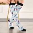 thumbnail image 5 of FORMRS Womens Knee High Socks Casual Long Thick Travel Daily Wear, 2 Pairs, Ice Rink, 5 of 6