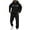 Black, variant on ibiyuan Men Outfits 2 Piece Fashion Casual Autumn Winter Casual Outfits Sweatsuit Pullover Tops and Pants Vacation Sets,Pink