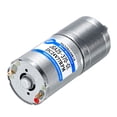 thumbnail image 4 of Motor de caja de engranaje micro tono plateado Uxcell con reducción de velocidad, motor de corriente continua 24V 77RPM JGA25370, 4 of 7