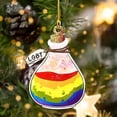 thumbnail image 2 of De Madera De Navidad Árbol De Navidad Colgante Decoración Personalizada Patrón Permanente Decoración Familiar 2021 Colgante Noticed HA043217-04, 2 of 6