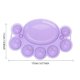 thumbnail image 1 of 5-pack Nail Art Palette for Mixing Nail Polish Colors (Purple), 1 of 2