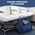 thumbnail image 5 of Rolling Pet Carrier Backpack with Removable Wheels, Foldable Large Capacity Pet Bag with Big Pocket for Travel, Outdoor, Vet Visits and Camping, 5 of 7