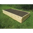Premium Cedar Raised Garden Bed 3' x 6' x 11" Handcrafted in Maine