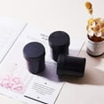 Plastic Paint Cans, 6 Pcs Black Empty Plastic Paint Jars Paint Storage