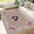 thumbnail image 5 of 1PC Floral Pattern Area Rug Local Carpet, Lightweight Washable Easy-to-Tidy Carpet Mat Festival Gift, Suitable for Living Room, Bedroom, Dining Room, Bathroom, Office, Room Accessones, 5 of 8