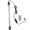 thumbnail image 2 of Luz de acuario con sincronización ajustable, fuerte potencia de penetración, luz LED sumergible para acuario, 110-240V, 18 cuentas de lámpara, enchufe estadounidense, 2 of 5