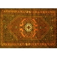 thumbnail image 1 of Ahgly Company Indoor Rectangle Persian Yellow Traditional Area Rugs, 6' x 9', 1 of 4