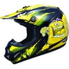 GMAX GM46Y1 Anim8 Youth MX Offroad Helmet Black/Yellow SM