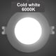 thumbnail image 1 of Luz Led descendente de techo para interiores, foco empotrado redondo de 1-10 piezas, 220v, 6W, 10W, 14W, 17W y 20W, 1 of 4