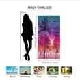 thumbnail image 3 of LACKUST Tropical Coconut Beach Towel - Oversized Microfiber for Pool, Travel, Yoga 75x150cm, 3 of 5