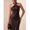 Brown, variant on Brown Women Elegant Satin Halter Neck Long Maxi Dress For Evening Party