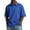 Blue, variant on HAJWOH Polo Uniform Shirts for Mens School Short Sleeve Tops Casual Button Down Tennis T-Shirts 2026 Summer New with Collar Golf Polo Shirts Workout Blouse Khaki M