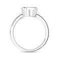 thumbnail image 4 of AFFY Solitaire Anniversary Wedding Rings for Women Center 7MM Cushion Cut Lab Created Moissanite Engagement Ring Jewelry Gift for Her In 14K White Gold Over Sterling Silver Size 5, 4 of 6