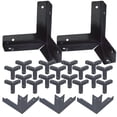 thumbnail image 1 of Shisuyan Decorative Corner Protector Jewelry Box Protector Black 20Pcs 1.3x1.3in, 1 of 9
