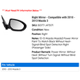thumbnail image 2 of Right Mirror - Compatible with 2010 - 2013 Mazda 3 2011 2012, 2 of 2