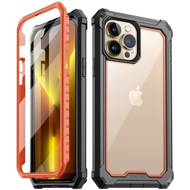 Coque Hybride Antichoc Pour IPhone 14 13 12 11 Et Modèles Pro / Pro Max - Magnétique - Noire Mate